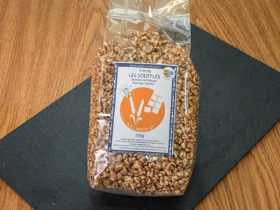 Blé soufflé au chocolat