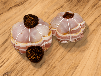 Caille désossée farcie