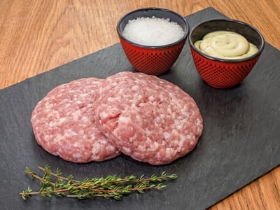 Steaks hachés de porc