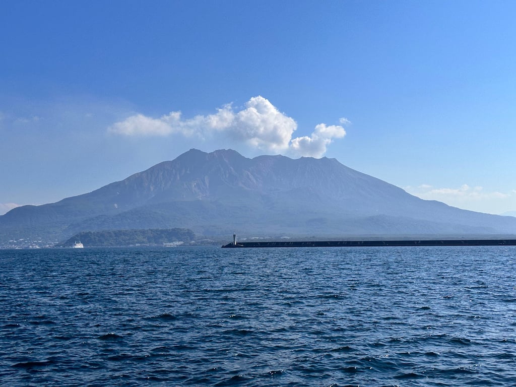 Sakurajima Volcano View