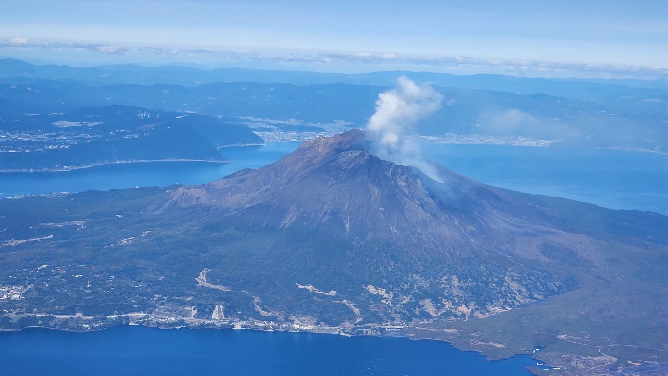 Sakurajima Volcano View