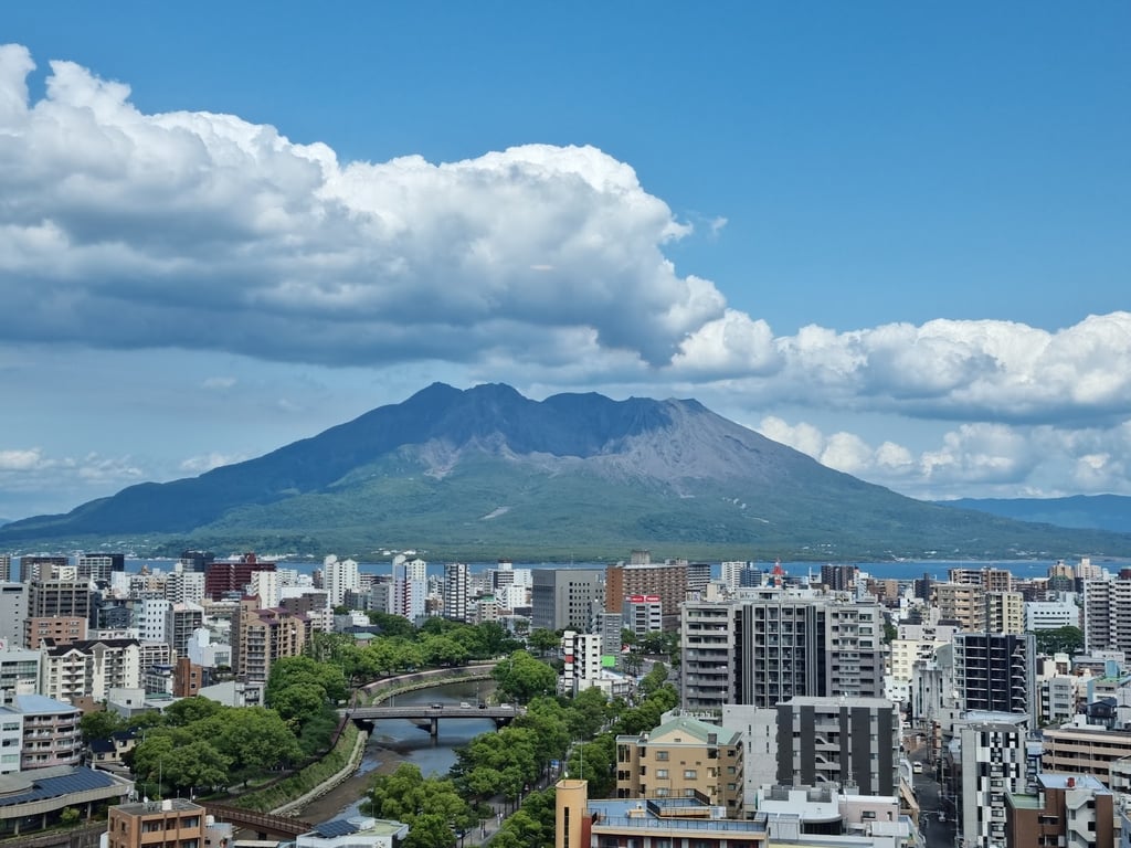 Sakurajima Volcano View