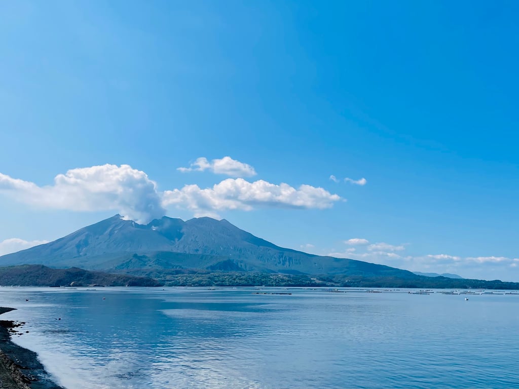 Sakurajima Volcano View