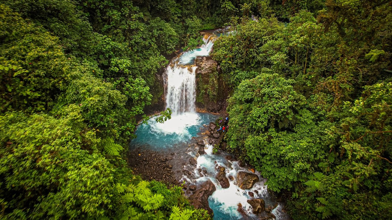 Blue Falls of Costa Rica
