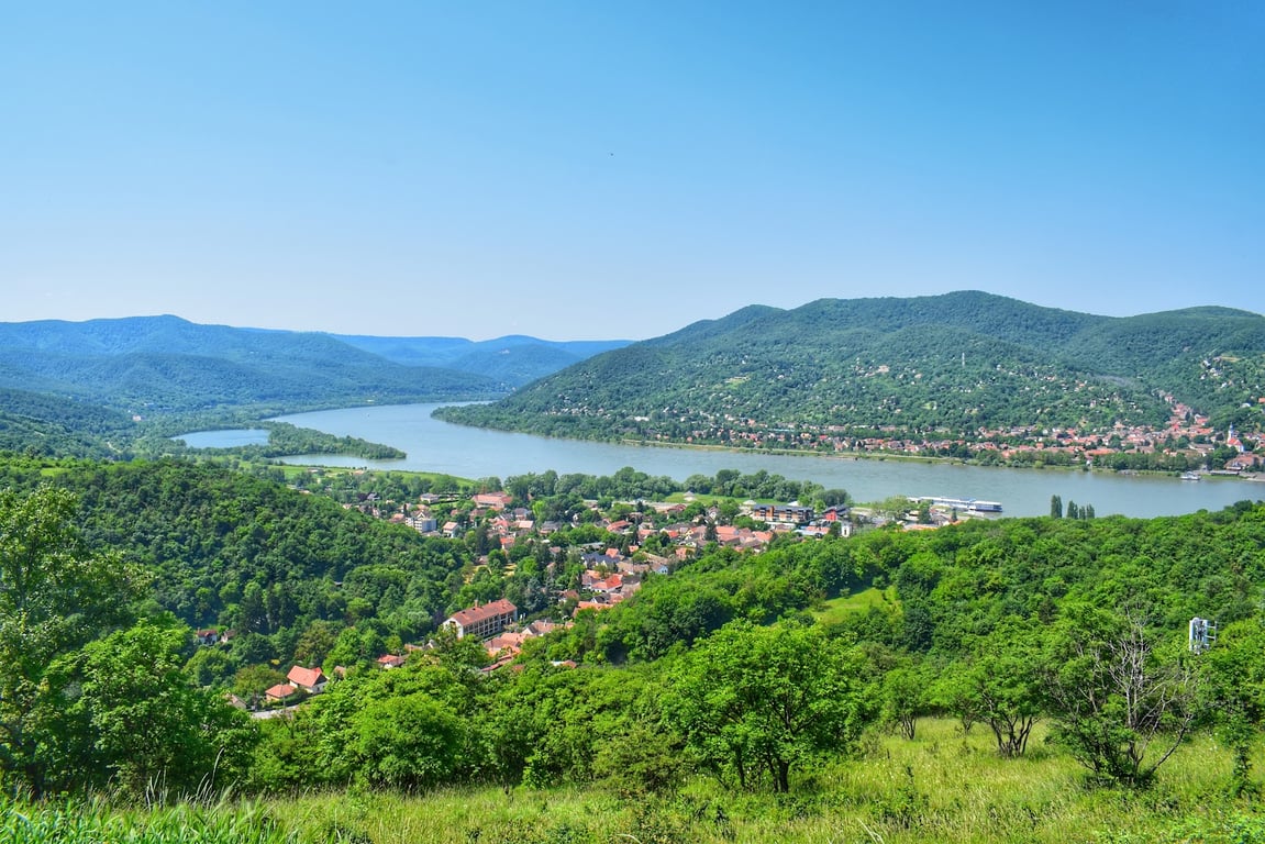Danube Bend View to Visegrád