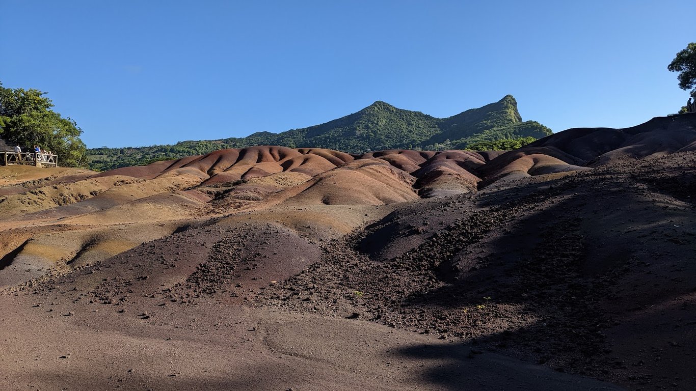 Seven Coloured Earth & Chamarel Waterfall