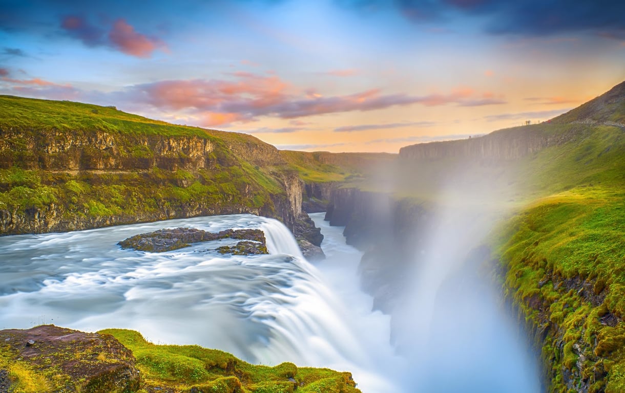 Gullfoss Waterfall