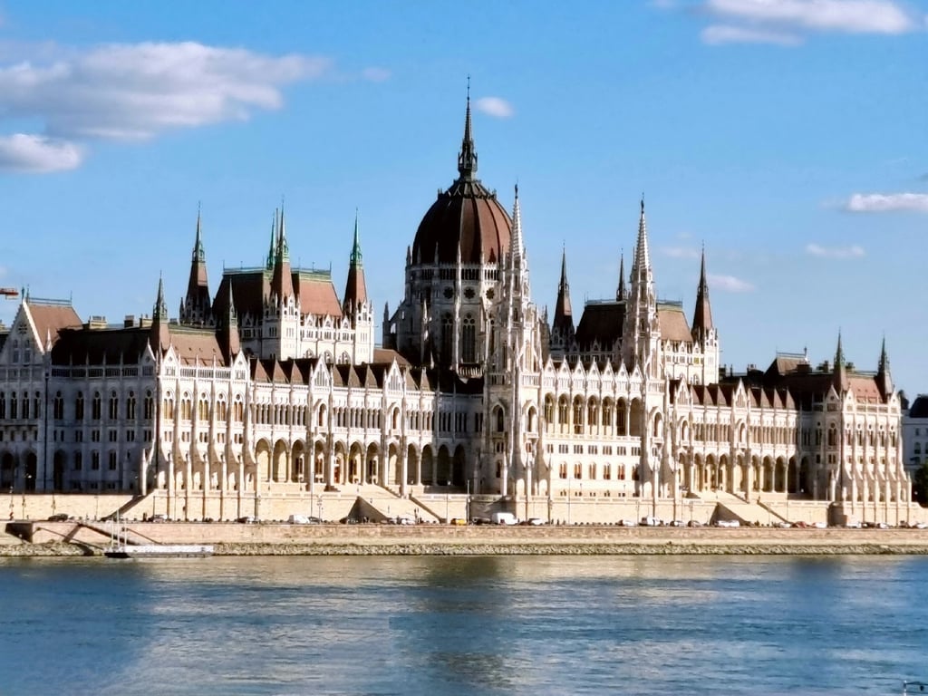 Hungarian Parliament Building on Danube