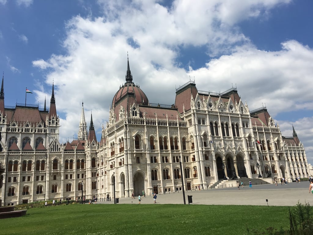 Hungarian Parliament Building on Danube