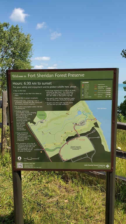 Fort Sheridan Forest Preserve