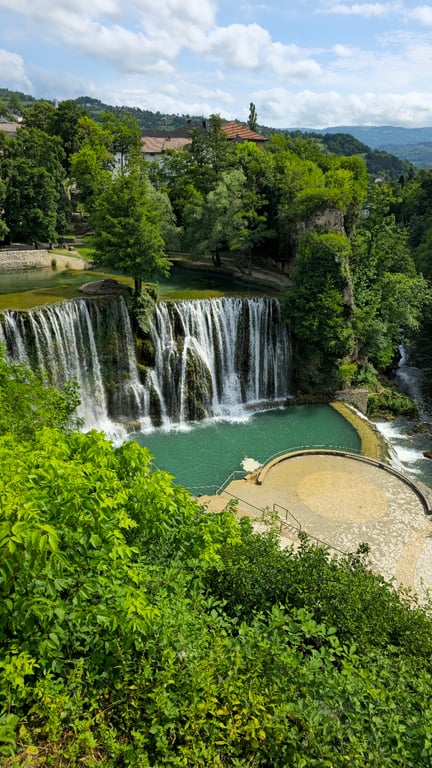 Jajce Pliva Waterfall