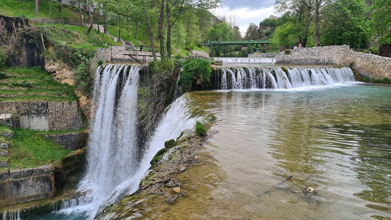 Jajce Pliva Waterfall