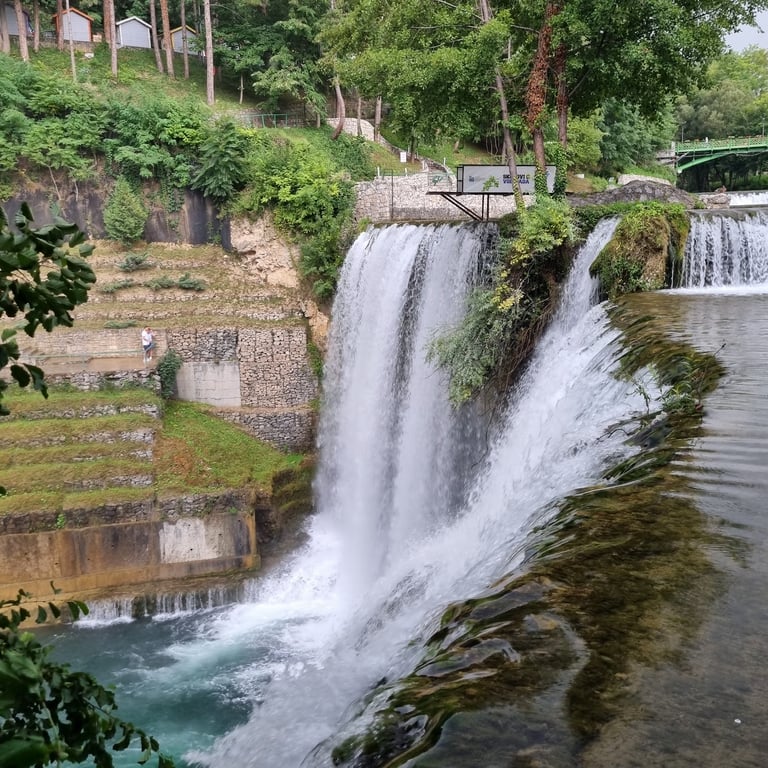 Jajce Pliva Waterfall