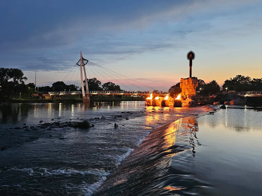 Arkansas River at Keeper Plaza