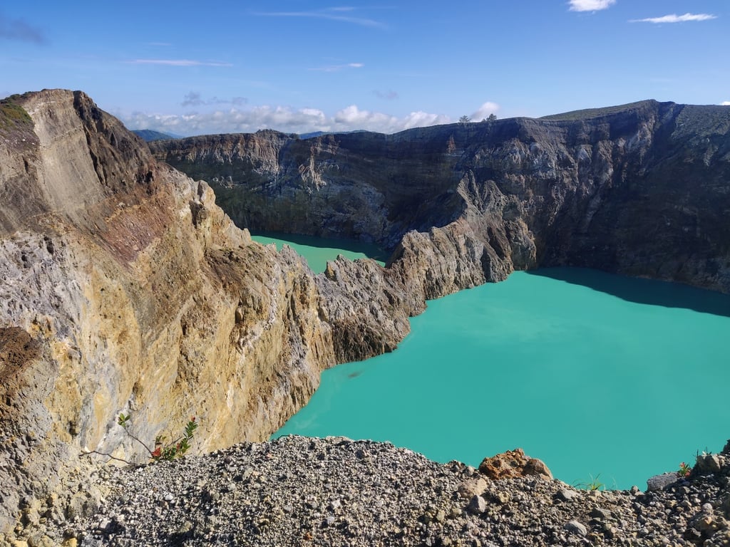 Kelimutu Tri-Colored Lakes