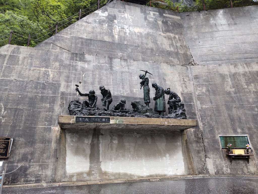 Kurobe Dam Water Spill