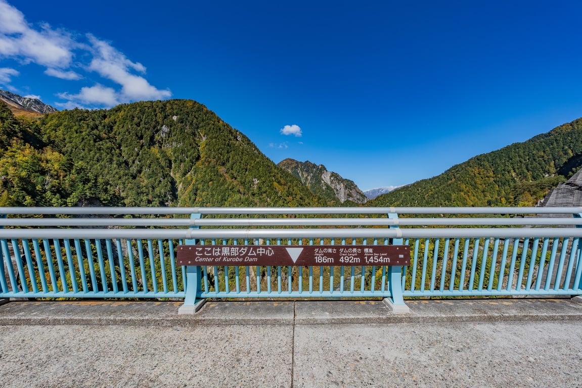 Kurobe Dam Water Spill