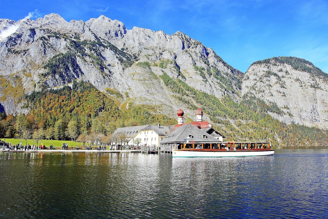 Lake Königssee & St Bartholomä