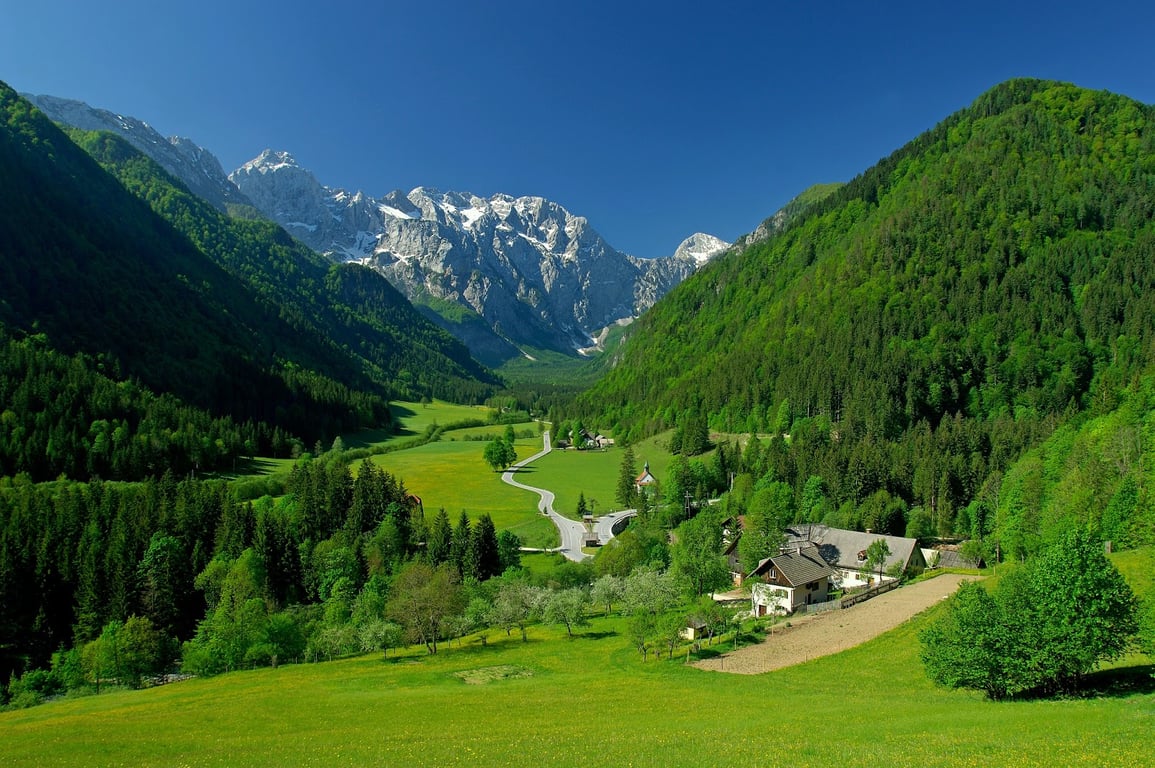 Logar Valley Alpine Scenery