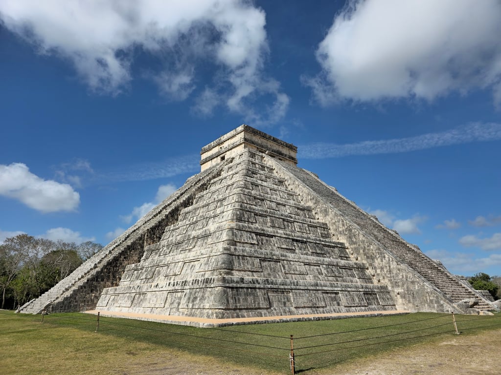 Maya Pyramid Ruins