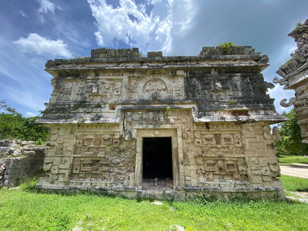 Maya Pyramid Ruins