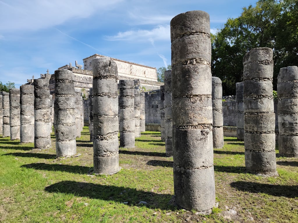 Maya Pyramid Ruins
