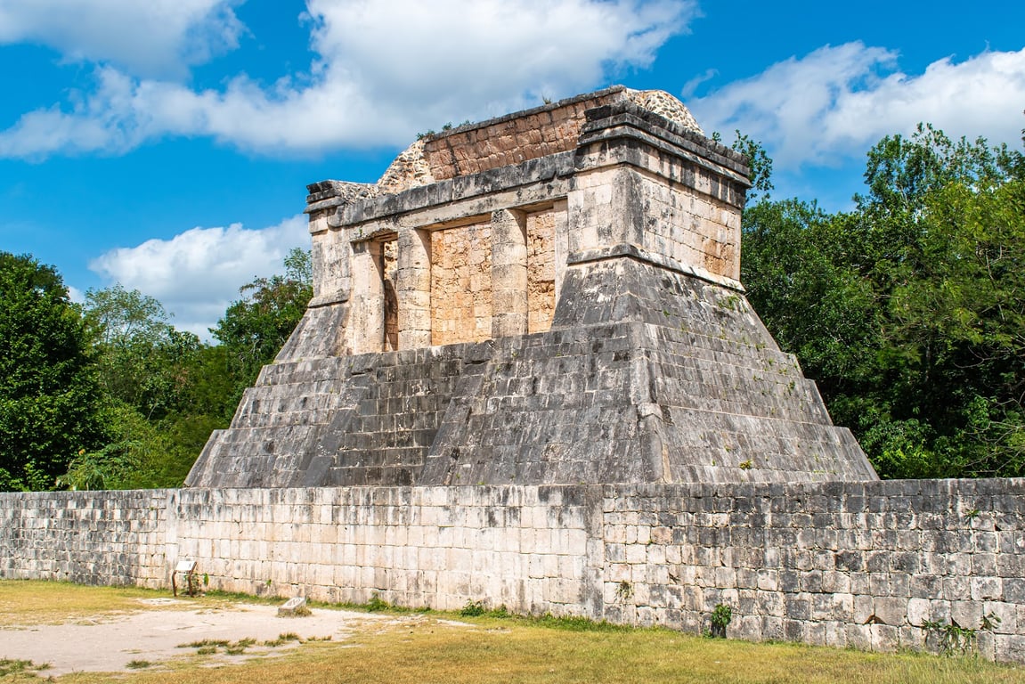 Maya Pyramid Ruins