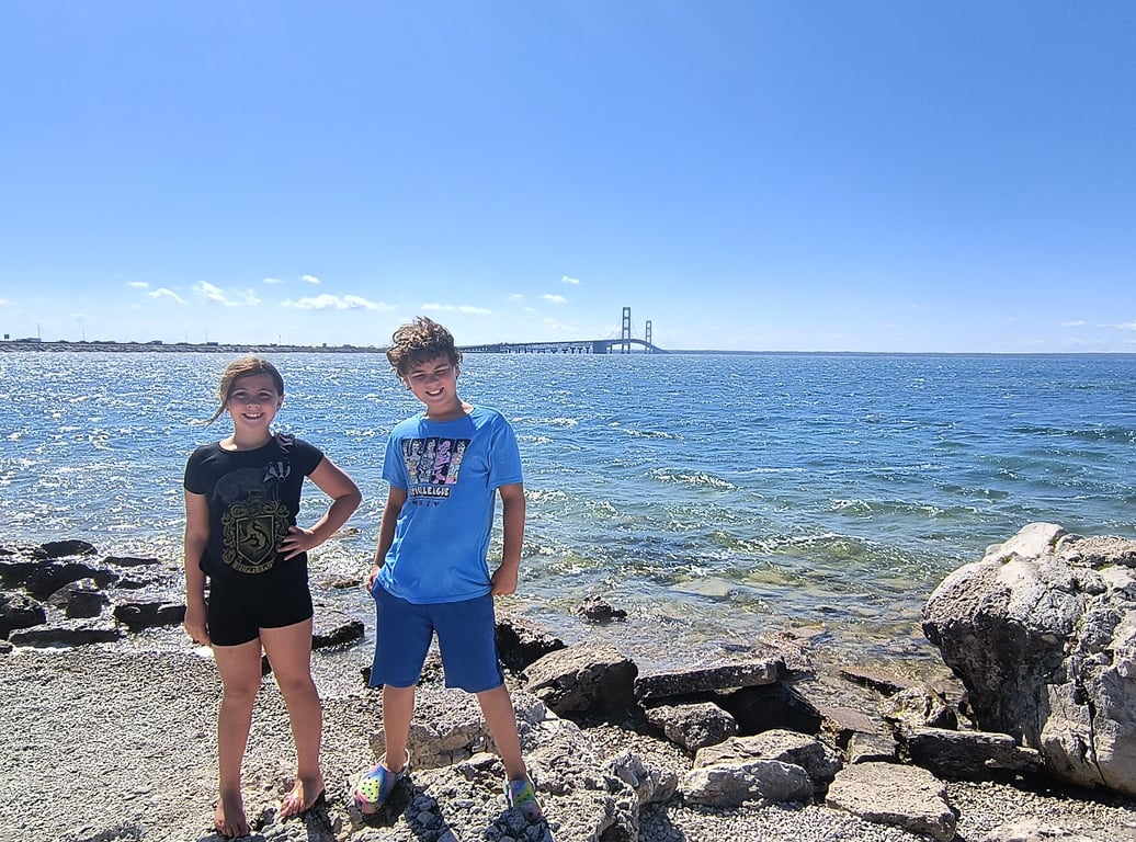 Mackinac Bridge View Park