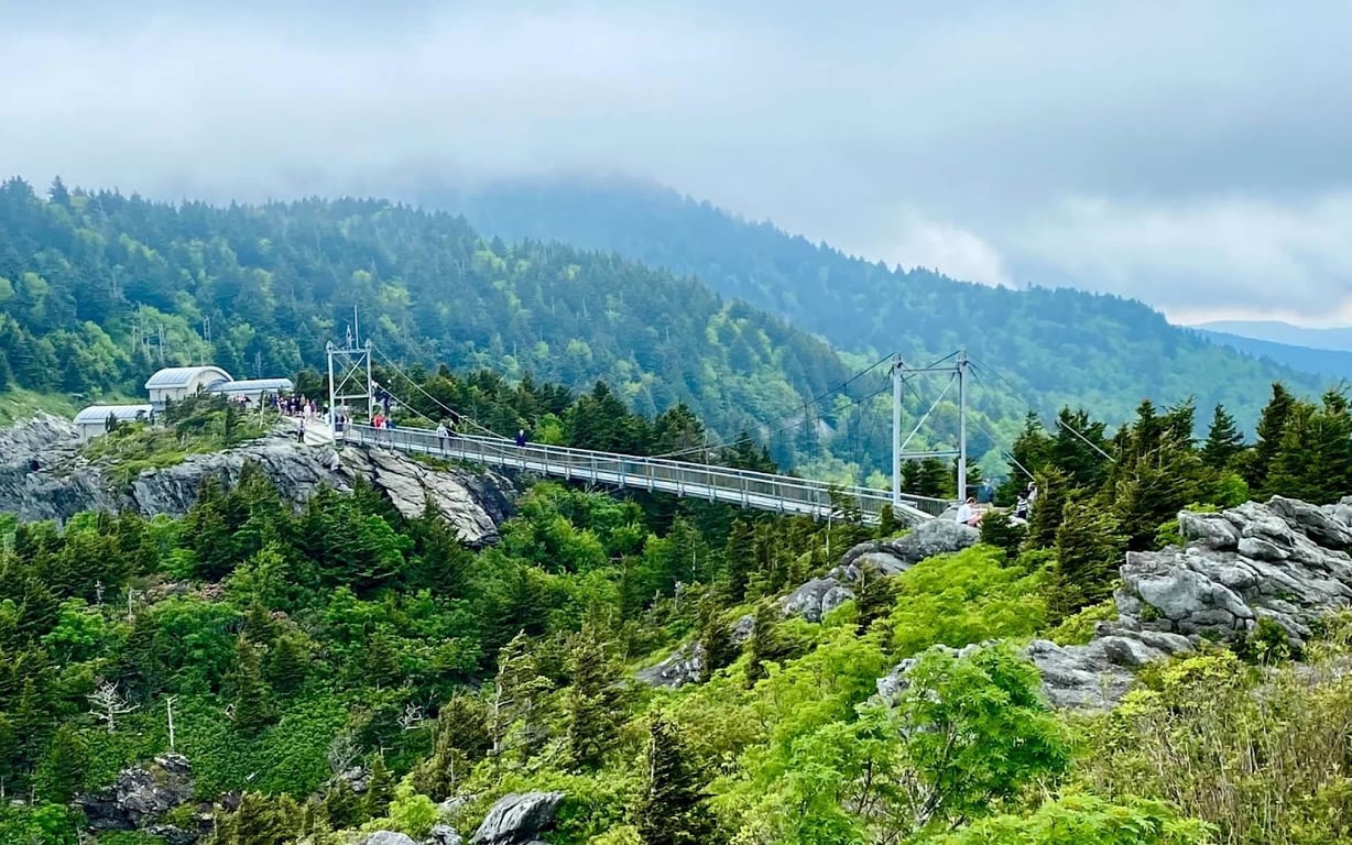 Mile High Swinging Bridge