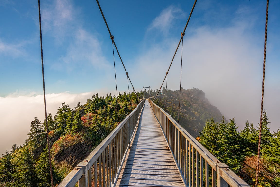 Mile High Swinging Bridge