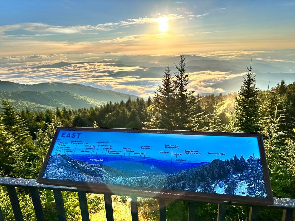 Mount Mitchell Observation Deck