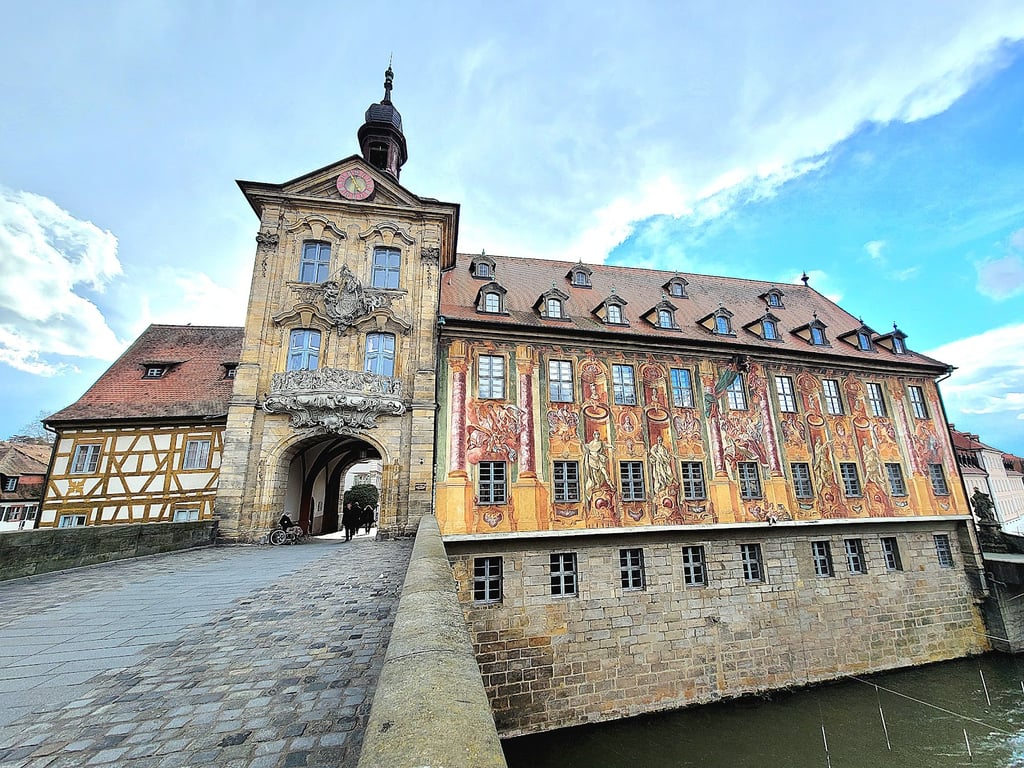 Old Town Hall on River