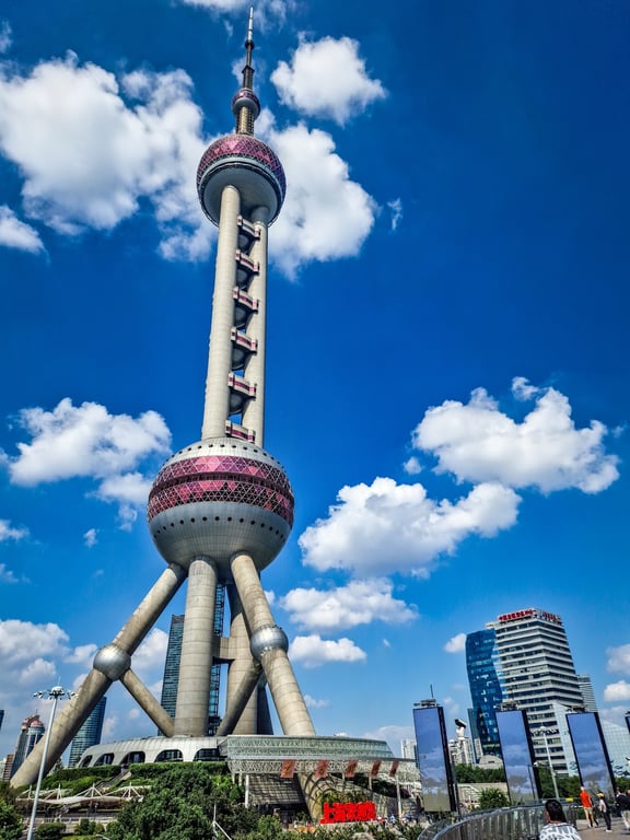 Oriental Pearl Tower & Pudong Skyscrapers