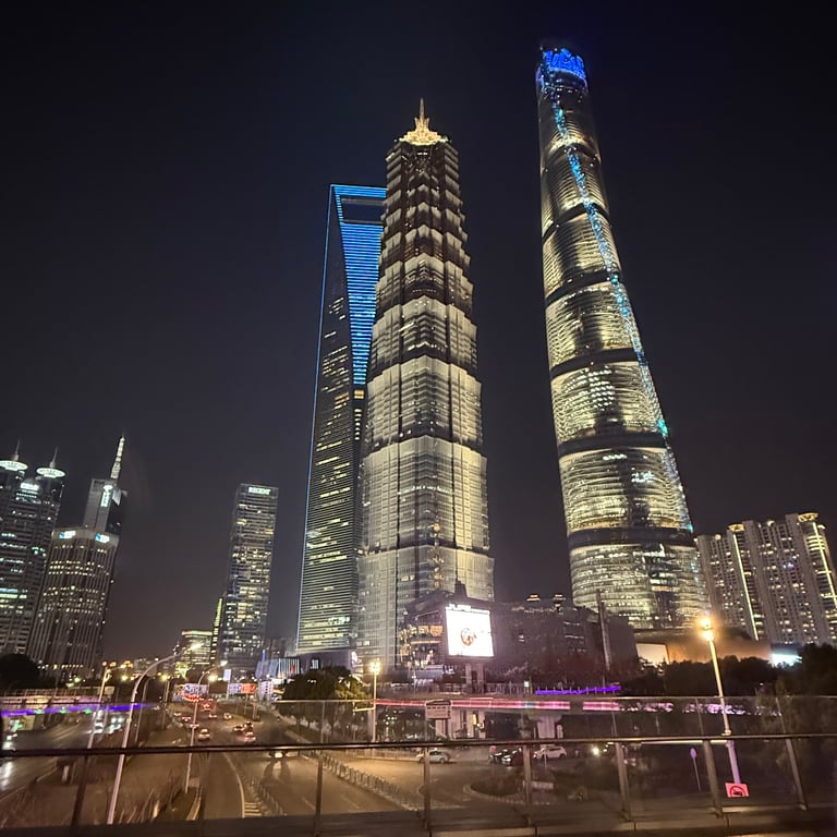 Oriental Pearl Tower & Pudong Skyscrapers