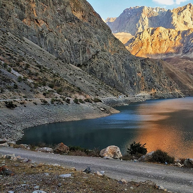 Pamir River Gorge