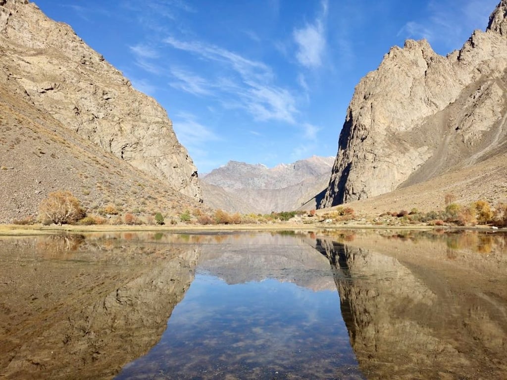 Pamir River Gorge