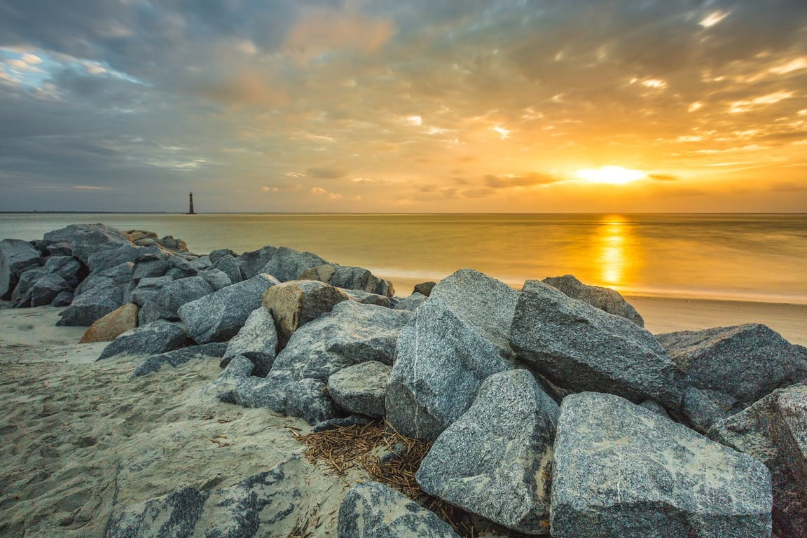 Morris Island Lighthouse Viewpoint