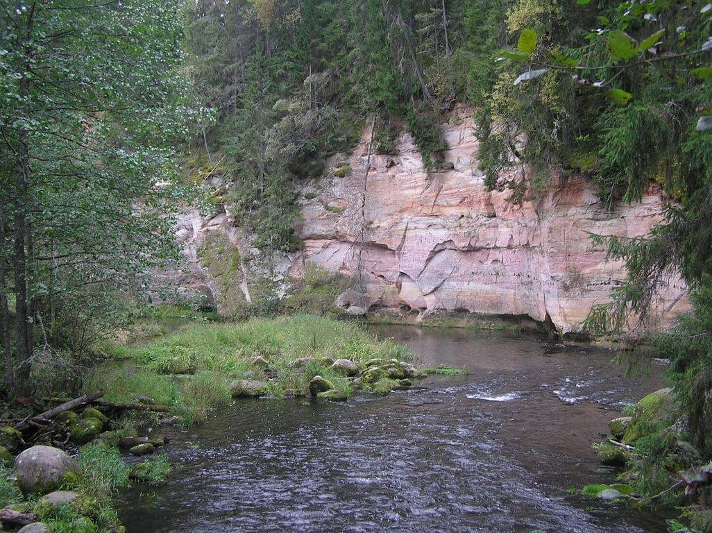 Taevaskoja Sandstone Gorge