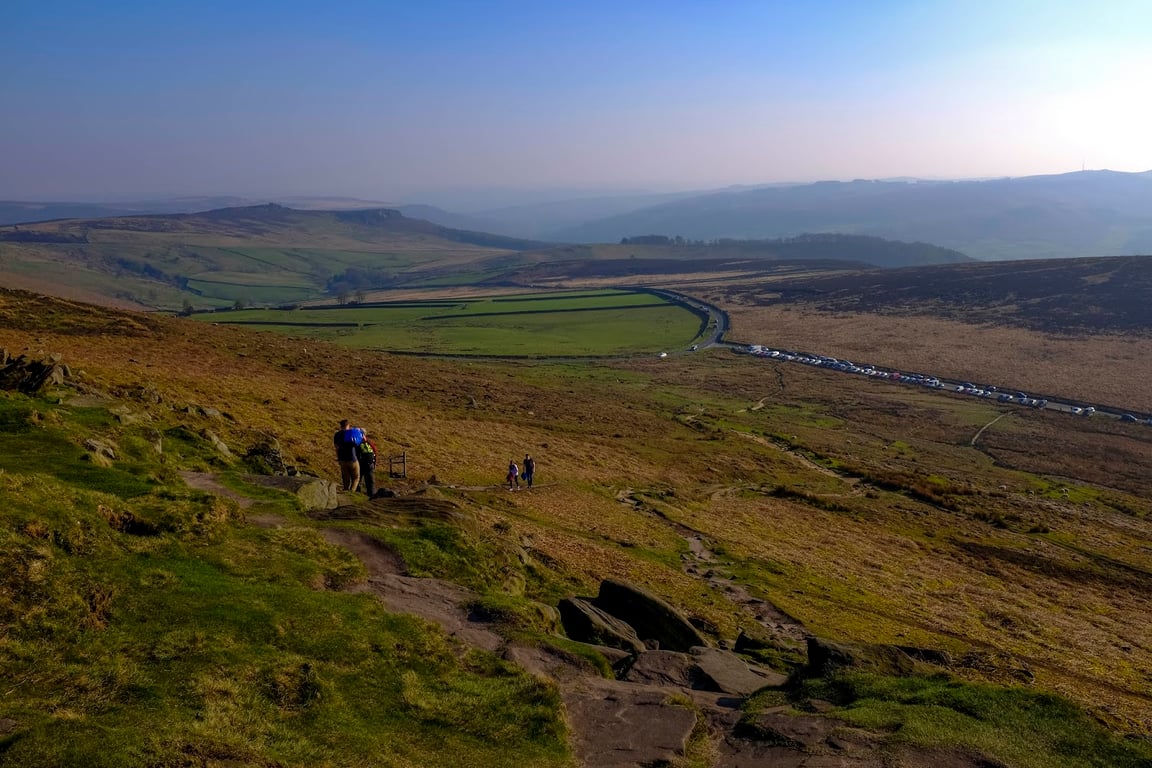 Stanage Edge Sunset