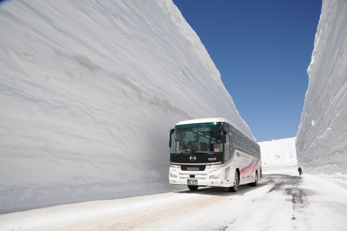 Tateyama Kurobe Alpine Route Snow Walls