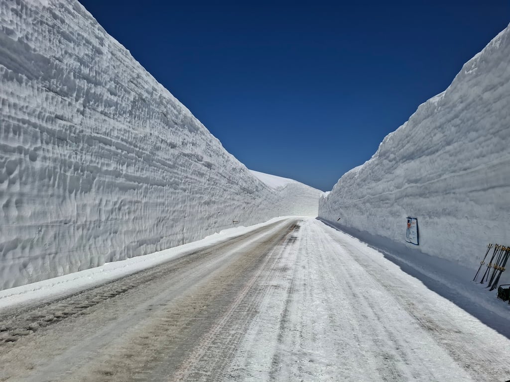 Tateyama Kurobe Alpine Route Snow Walls