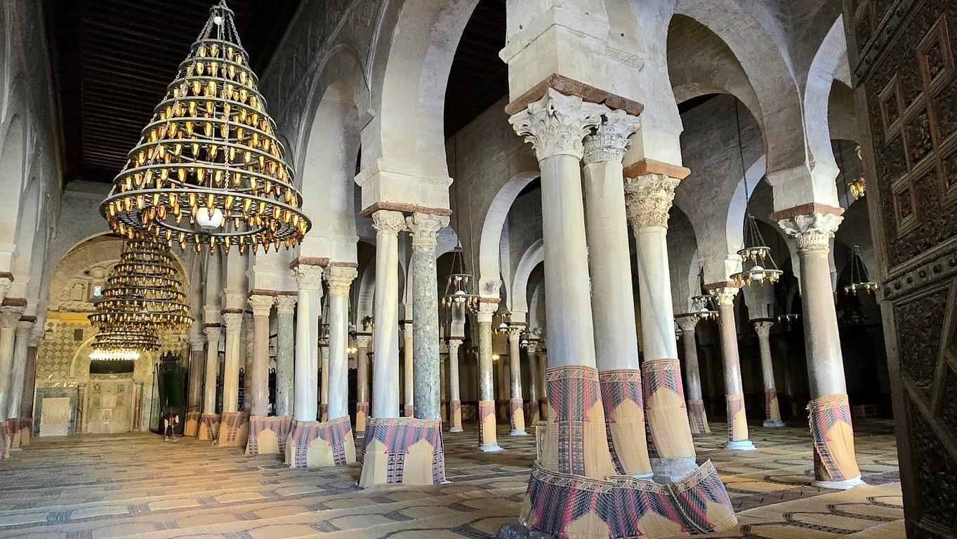 Unique clock mosque