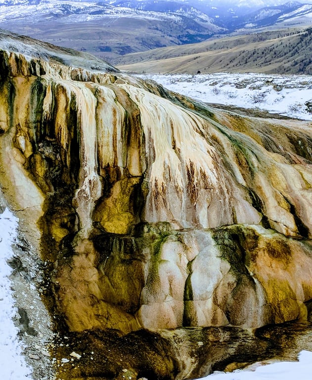 Mammoth Hot Springs Terraces