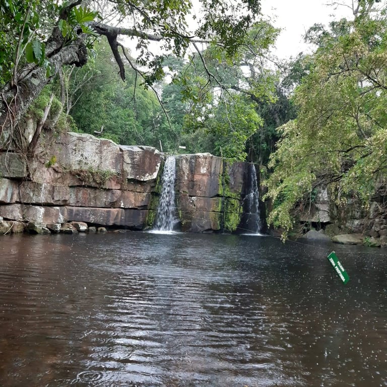 Ybycuí National Park Waterfall