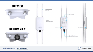 Reference Image: The ENH1350EXT MU-MIMO Wireless Access Point Accommodates High User Capacities & Ultra-Fast Speeds