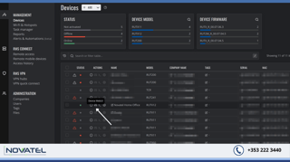 Teltonika RMS Device WebUI Icon - Click to remotely manage the router.