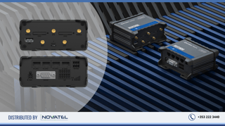 Teltonika RUT906 Photo: Showing the Front and Rear Panel of the Router. ON the front you can see the ethernet ports, power input port, I/O ports, signal indicator LEd. At the rear panel, you will see the antenna ports.