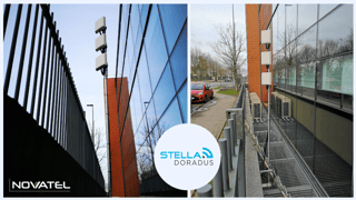 Reference Image: StellaDoradus Booster Donor Antenna Installed Outside the Mater Private Hospital Building