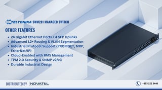 Quick Features of the Teltonika SWM281 Switch