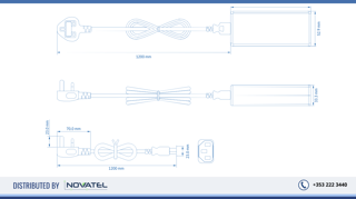 Illustration: The PR322UK7 Poe Injector for Teltonika OTD140 Router & Others